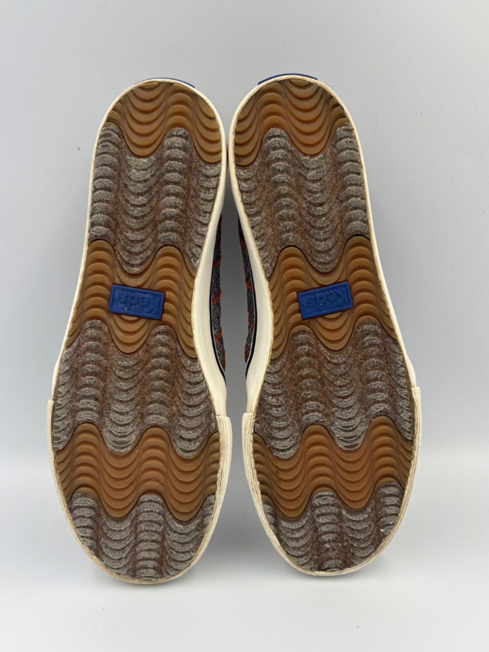 Keds Double Decker Windowpane Plaid Slip On Sneakers WF55720 size 7.5 - Picture 13 of 14